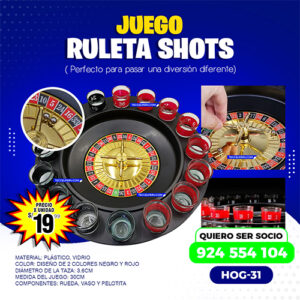 JUEGO RULETA SHOTS